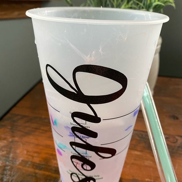 Starbucks color changing marble cup personalized - Picture 8 of 8